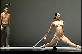 nude dancing performance