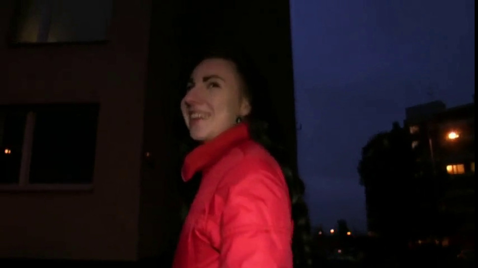 Babe sucks and fucks in different places in public