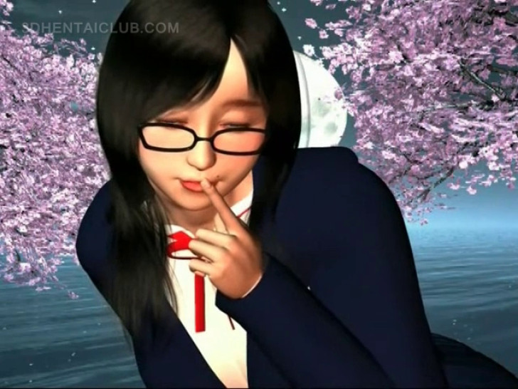 Hentai school teacher rubbing her twat on the floor