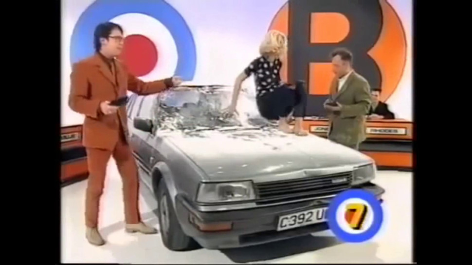 Ulrika Jonsson tight satin trousers