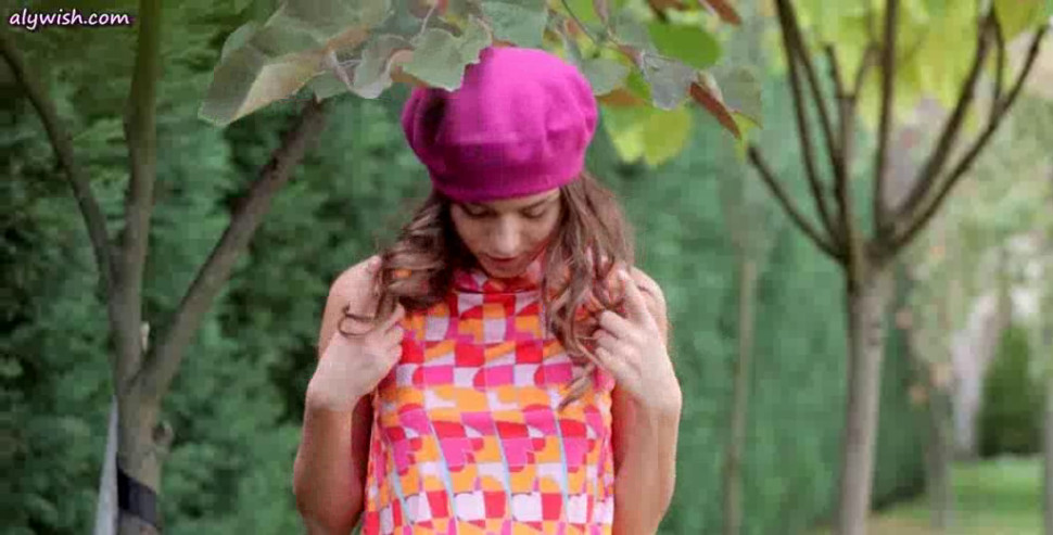 Lovely girl showing her sexy butt