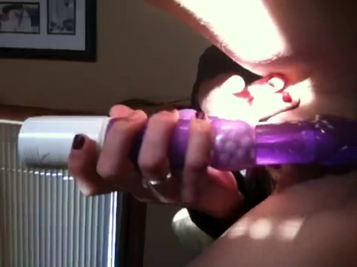 Playing with her pussy