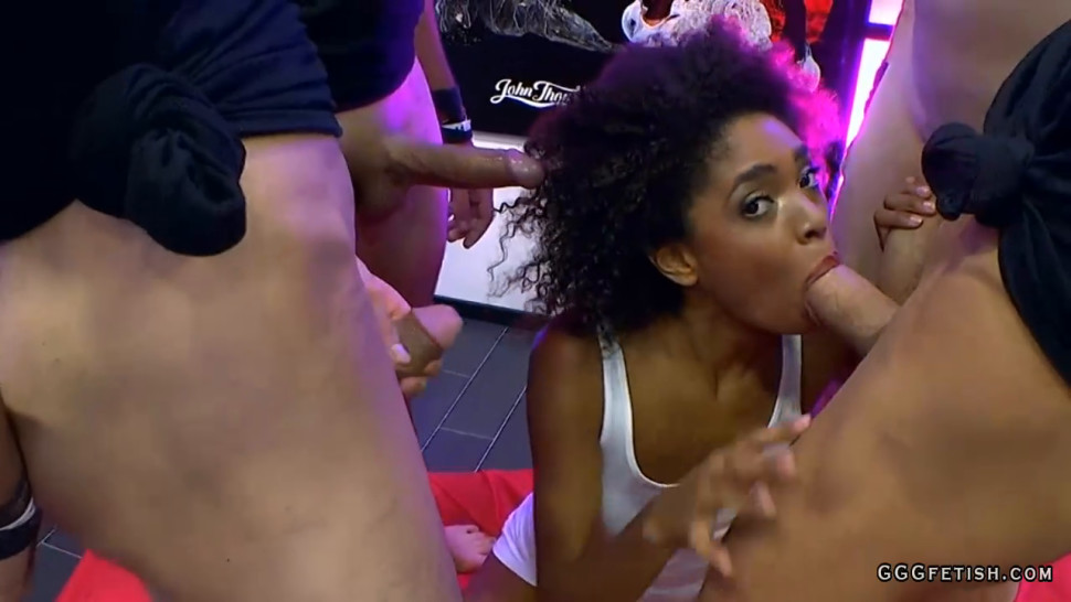 Latina luna corazon gets banging cums and facials