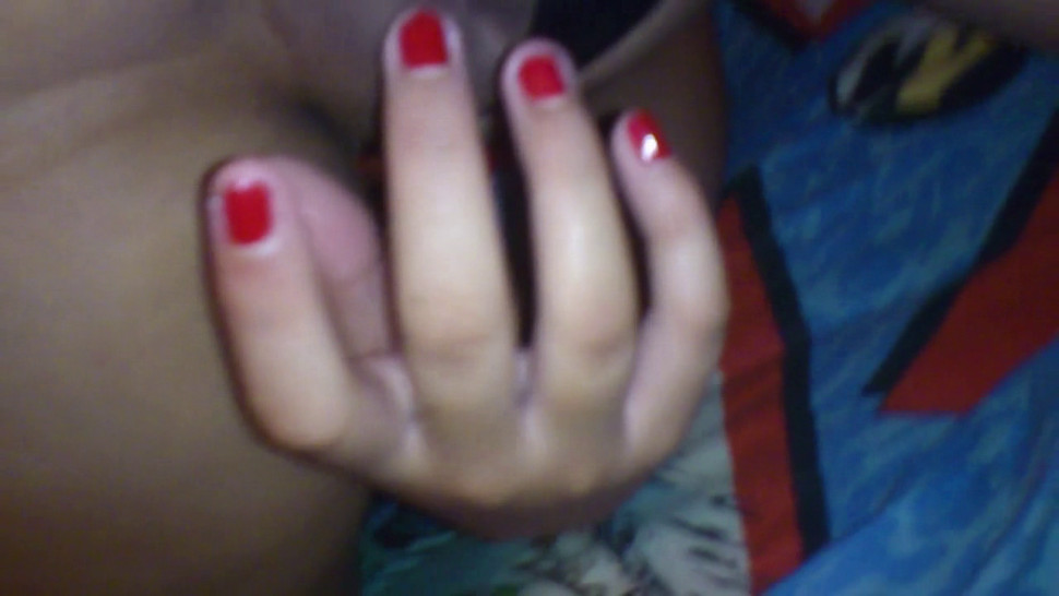 innocent ebony student chubby solo dildo