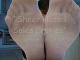 Hosed soles teasing