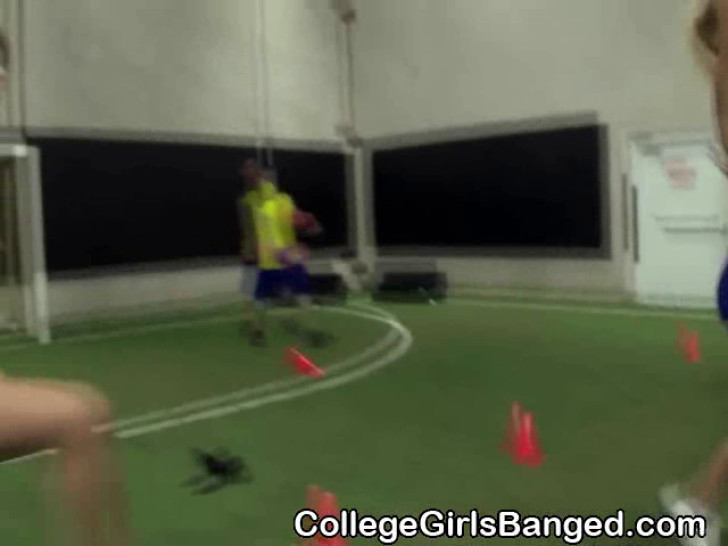 College Dodge Ball Turns To Blowjobs