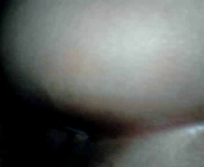 My wife enjoying it from behind