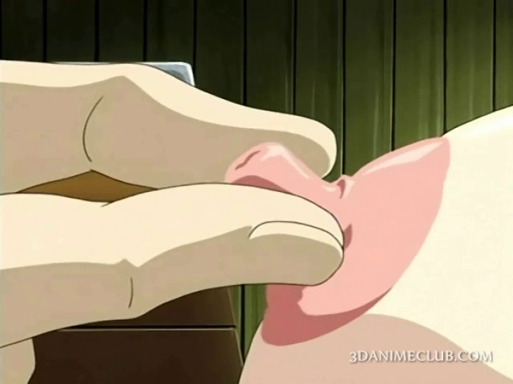 Hentai sex slave gets hot nipples teased in close-up
