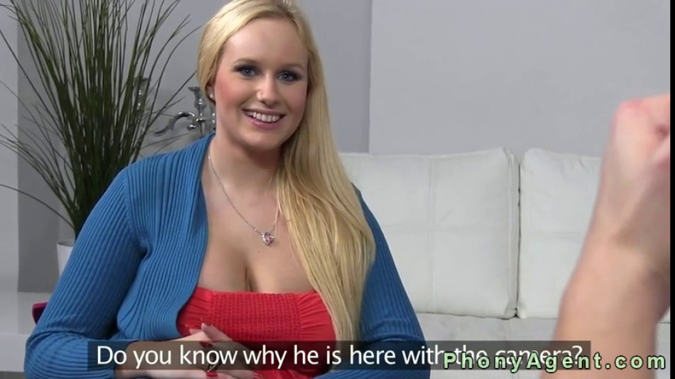 Massive tits blonde amateur fucked