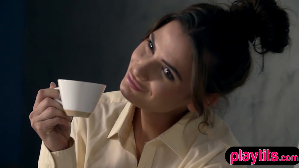 My cute brunette wife loves to show off her hot goods